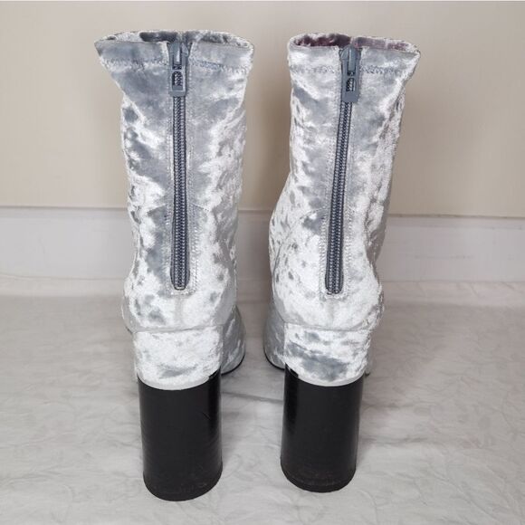 Philip Lim Aqua Velvet HighHeel Boots - Picture 7 of 15